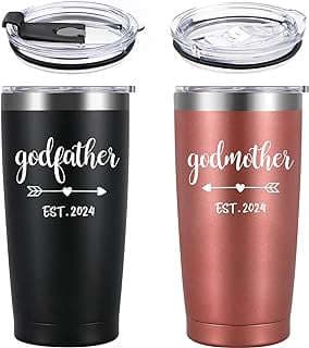 Image of Godparents Tumbler Gift Set by the company Shiny Flower Direct.
