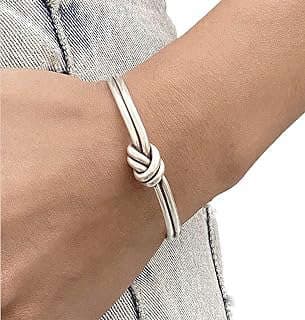 Image of Silver Knot Cuff Bracelet by the company SilverShapes.