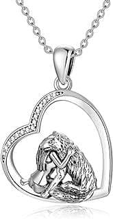 Image of Silver Wolf Pendant Necklace by the company SIMONLY Jewelry.