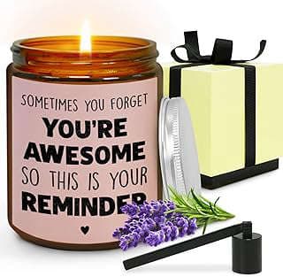 Image of Inspirational Lavender Scented Candle by the company SIMORAS.
