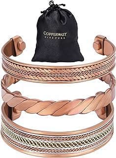 Image of Copper Bracelets Set by the company SionProducts.