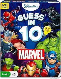 Image of Marvel Guessing Card Game by the company Skillmatics USA.