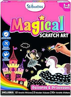 Image of Scratch Art Activity Book by the company Skillmatics USA.