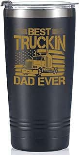 Image of Truckin Dad Insulated Tumbler by the company SKJShop.