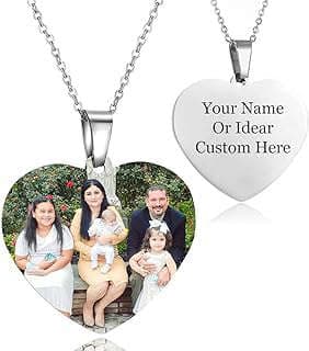 Image of Custom Photo Necklace by the company SKQIR.