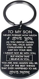 Image of Inspirational Son Keychain by the company Sky High shop.