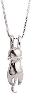 Image of Silver Cat Pendant Necklace by the company S.Leaf Jewel.