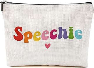 Image of Speech Therapist Cosmetic Bag by the company Something Blue & Something Green.