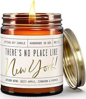 Image of New York Themed Candle by the company Soy and Sass.