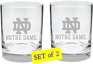 Image of Notre Dame Whiskey Glass Set by the company Sports Team Accessories.