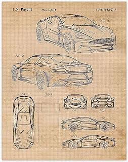 Image of Car Patent Art Prints by the company STARS BY NATURE.