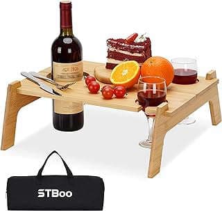 Image of Portable Outdoor Wine Picnic Table by the company STBoo.