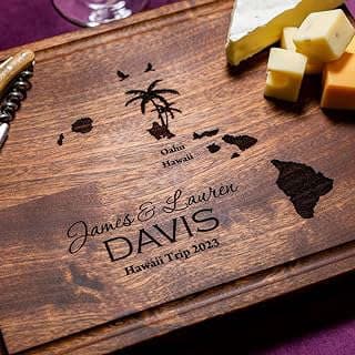 Image of Engraved Wood Cutting Board by the company straga products.