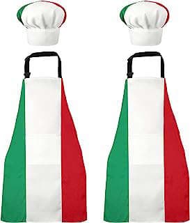 Image of Italian Stripes Chef Hat Apron by the company Syhood US.