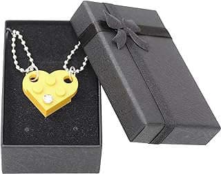Image of Lego Brick Heart Necklace by the company TANTANBRICKS4U.