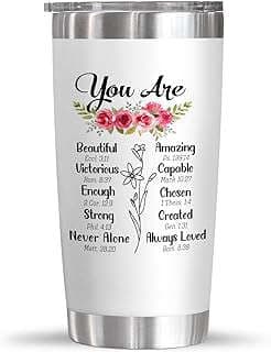 Image of Inspirational Stainless Steel Tumbler by the company TEEZWONDER STORE.