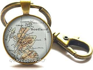 Image of Scotland Map Keychain by the company tengchongshishiyuanyanjingyouxianzerengongsi.
