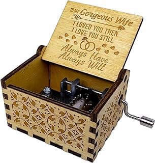 Image of Engraved Hand Crank Music Box by the company Teykst.