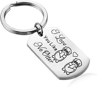 Image of Otter Keychain Anniversary Gift by the company TGBJE.
