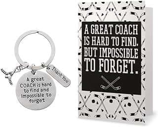 Image of Hockey Coach Keychain by the company The Infinity Collection.