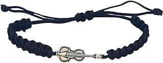 Image of Violin Charm Bracelet Black by the company The Infinity Collection.