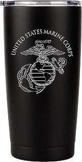 Image of Insulated USMC Travel Tumbler by the company The Military Gift Shop.
