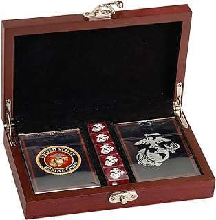 Image of Marine Corps Cards and Dice by the company The Military Gift Shop.