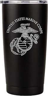 Image of USMC Insulated Tumbler by the company The Military Gift Shop.