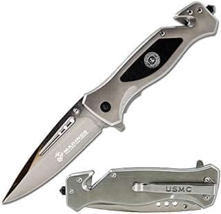 Image of USMC Tactical Folding Knife by the company The Military Gift Shop.