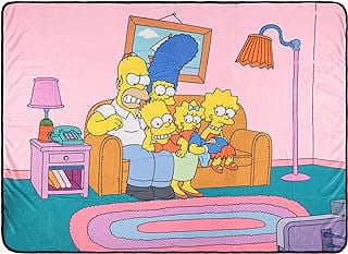 Image of Simpsons Family Fleece Blanket by the company The Prime Warehouse.