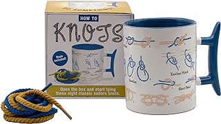 Image of Knots Instructional Coffee Mug by the company The Unemployed Philosophers Guild.