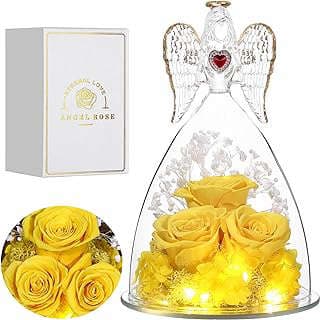 Image of Angel Figurine with Rose by the company Tiaro Inc..
