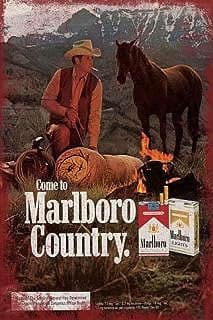 Image of Vintage Marlboro Canvas Art by the company TinBeautydecorshop.