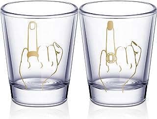 Image of Bride Groom Wedding Wine Glasses by the company Titaani.