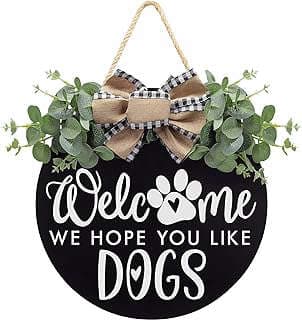 Imagen de Cartel bienvenida amantes perros de la empresa TLDZ.