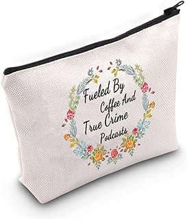 Image of True Crime Themed Makeup Bag by the company TOBGBE.