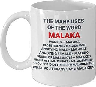 Image of Greek Malaka Ceramic Mug by the company TOLGA ATABEY.