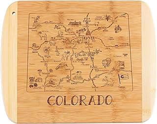 Image of Colorado Shaped Bamboo Cutting Board by the company Totally Bamboo.