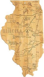 Image of Illinois Shaped Cutting Board by the company Totally Bamboo.