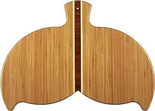 Image of Whale Tail Bamboo Cutting Board by the company Totally Bamboo.