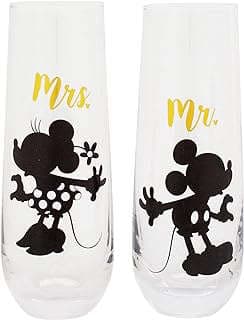 Image of Mickey & Minnie Glassware Set by the company Toynk Toys.