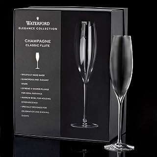 Image of Crystal Champagne Flutes Pair by the company Trademark Retail.