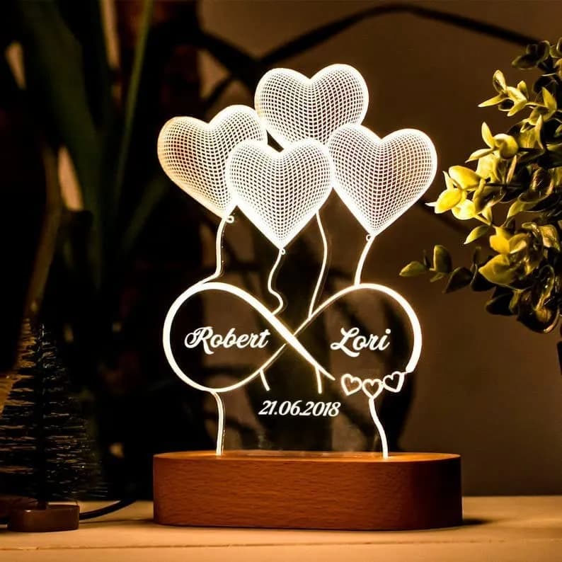 Image of Customized Lamp by the company Transparente Gift.