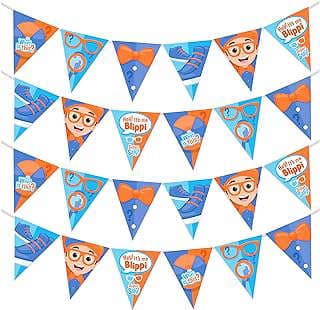 Image of Blippi Birthday Banner Pack by the company Treasures Gifted.