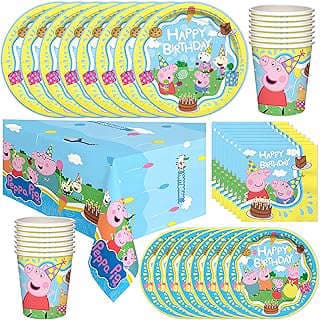 Image of Peppa Pig Party Supplies by the company Treasures Gifted.