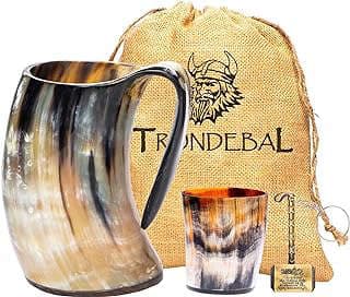 Image of Viking Ox Horn Mug by the company Trondebal.