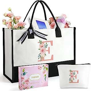 Image of Customized Floral Tote Bag Set by the company TRSODD.