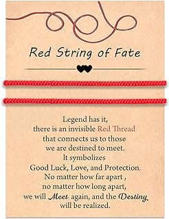 Image of Red String Protection Bracelets by the company TS JEWELRY.