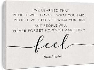 Image of Maya Angelou Quote Artwork by the company TSUYAWU.