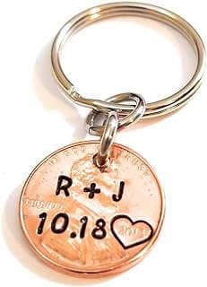 Image of Penny Keychain by the company Tucker's Trinkets And Treasures.